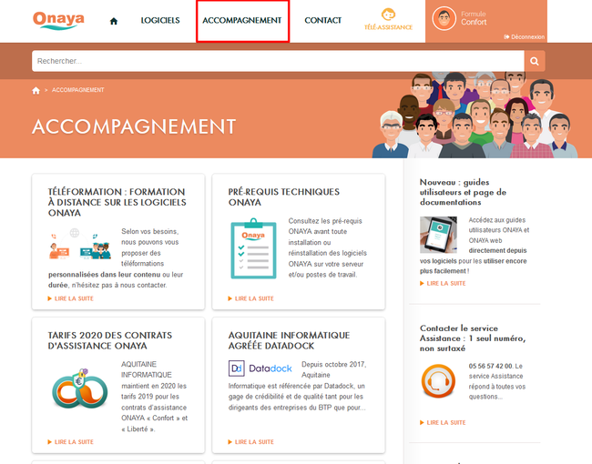 Onaya Page De Garde Première visite ? / Bienvenue / Extranet / Accueil - Onaya