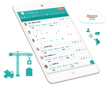 Tablette rapports de chantiers